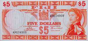 Fiji Islands, 5 Dollar, P73b