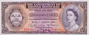 British Honduras, 2 Dollar, P29d