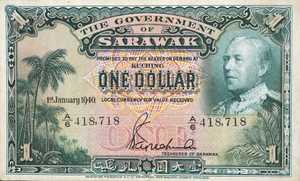 Sarawak, 1 Dollar, P23