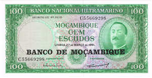 Mozambique, 100 Escudo, P117a