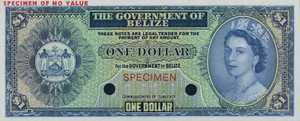 Belize, 1 Dollar, P33cts