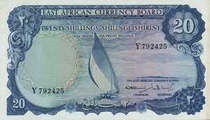 East Africa, 20 Shilling, P47