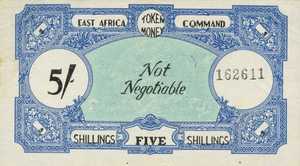 East Africa, 5 Shilling, SB-01274
