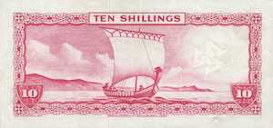 Isle Of Man, 10 Shilling, P24a