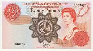 Isle Of Man, 20 Pound, P37