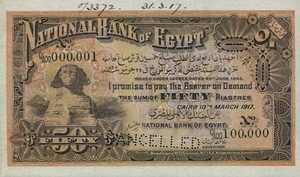 Egypt, 50 Piastre, P11