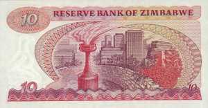 Zimbabwe, 10 Dollar, P3a