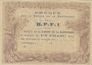 Martinique, 1 Franc, P5A