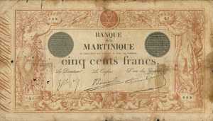 Martinique, 500 Franc, P9