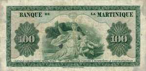 Martinique, 100 Franc, P19