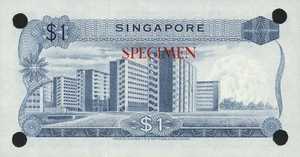 Singapore, 1 Dollar, P1as