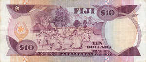 Fiji Islands, 10 Dollar, P84a
