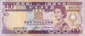Fiji Islands, 10 Dollar, P84a