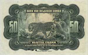 Belgian Congo, 50 Franc, P16as