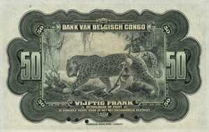 Belgian Congo, 50 Franc, P16bs