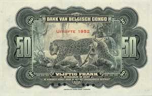 Belgian Congo, 50 Franc, P16js