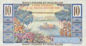 Saint Pierre and Miquelon, 10 Franc, P23