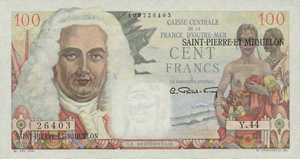 Saint Pierre and Miquelon, 100 Franc, P26