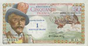 Saint Pierre and Miquelon, 1 New Franc, P31