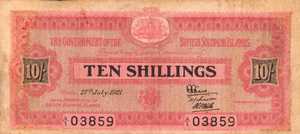 Solomon Islands, 10 Shilling, P2a