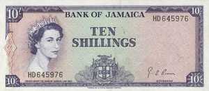 Jamaica, 10 Shilling, P51Be