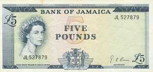 Jamaica, 5 Pound, P52d