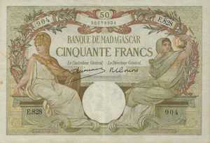 Madagascar, 50 Franc, P38 Sign.3