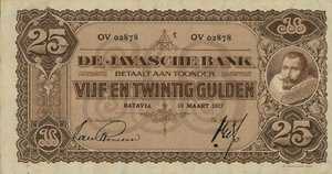 Netherlands Indies, 25 Gulden, P71a