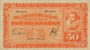 Netherlands Indies, 50 Gulden, P72a