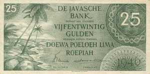Netherlands Indies, 25 Gulden, P91
