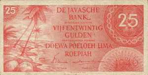 Netherlands Indies, 25 Gulden, P92