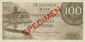 Netherlands Indies, 100 Gulden, P94s