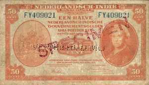 Netherlands Indies, 50 Cent, P110s2