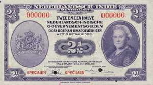 Netherlands Indies, 2.50 Gulden, P112s