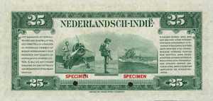 Netherlands Indies, 25 Gulden, P115s