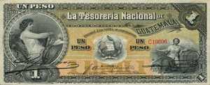 Guatemala, 1 Peso, A4a