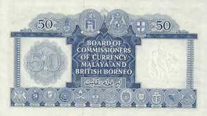 Malaya and British Borneo, 50 Dollar, P4