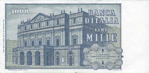 Italy, 1,000 Lira, P101d
