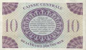 Guadeloupe, 10 Franc, P27s