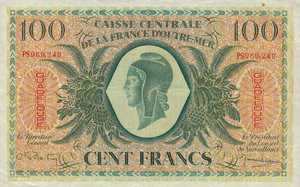 Guadeloupe, 100 Franc, P29a