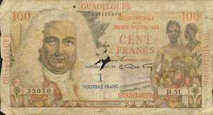 Guadeloupe, 100 Franc, P35