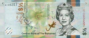 Bahamas, 1/2 Dollar, B348a
