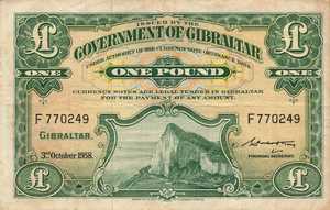 Gibraltar, 1 Pound, P15c