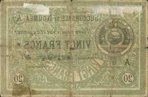 New Caledonia, 20 Franc, P3