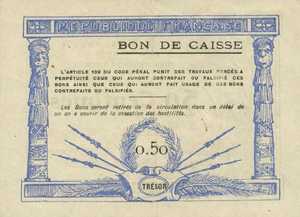 New Caledonia, 50 Centime, P33a