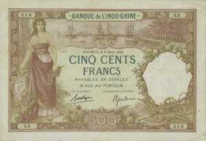 New Caledonia, 500 Franc, P38