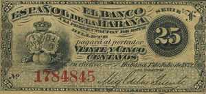 Cuba, 25 Centavo, P31a