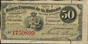 Cuba, 50 Centavo, P32b