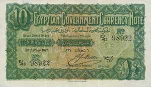 Egypt, 10 Piastre, P160b