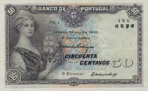 Portugal, 50 Centavo, P112b Sign.6
